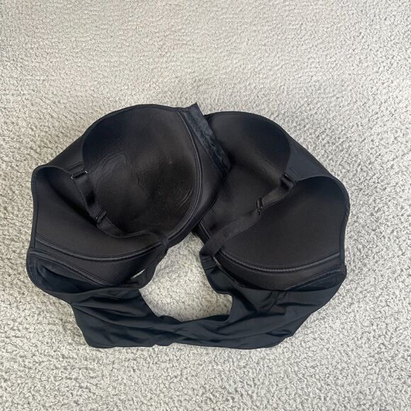 Torrid Dream T-shirt Bra Size 40DDD Black Lined Wire-Free Lightly Lined - Picture 2 of 4